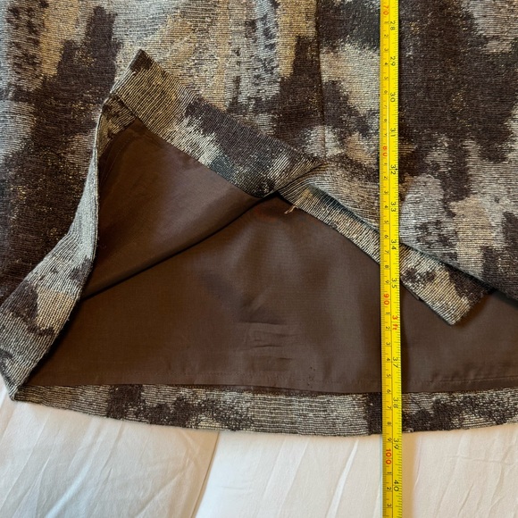 Banana Republic Wool Blend Metallic Pencil Sheath Work Dress (size 4) - Picture 9 of 11